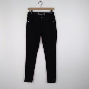 Seven 7 Black Skinny High Rise Jeans